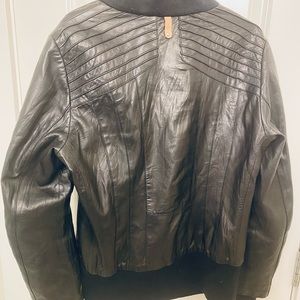 Mackage exclusive by Aritzia leather jacket.